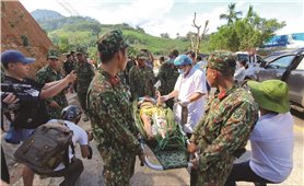 Quảng Nam: Nỗ lực cứu nạn, khắc phục hậu quả sạt lở đất