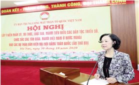 Nhân sĩ, trí thức, luật gia, người tiêu biểu các DTTS, chức sắc các tôn giáo, người Việt Nam ở nước ngoài: Góp ý dự thảo văn kiện Đại hội lần thứ XIII của Đảng