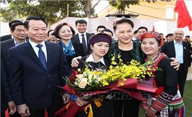 Chủ tịch Quốc hội dự Ngày hội đại đoàn kết toàn dân tộc tại Yên Bái