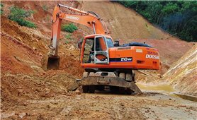 Bình Định: Khẩn trương khôi phục giao thông các huyện miền núi