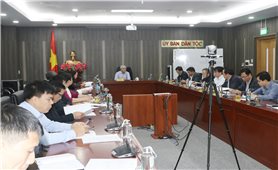 Họp chuẩn bị tổng kết công tác tổ chức Đại hội đại biểu toàn quốc các DTTS Việt Nam lần thứ II, năm 2020