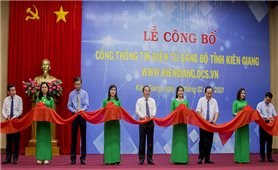 Kiên Giang: Công bố thành lập Cổng thông tin điện tử Đảng bộ tỉnh