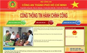 Công an TP. Hồ Chí Minh ra mắt Cổng thông tin dịch vụ hành chính công