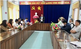 Thứ trưởng, Phó Chủ nhiệm Y Thông làm việc và chúc Tết tại tỉnh Phú Yên
