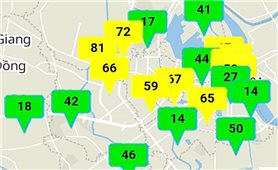Chất lượng không khí nhiều khu vực ở Hà Nội đang tốt dần lên