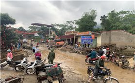 Huyện Văn Bàn (Lào Cai): Tập trung khắc phục thiệt hại do mưa lũ gây ra