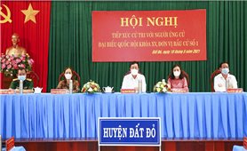 Phó Thủ tướng Chính phủ Phạm Bình Minh tiếp xúc cử tri tại tỉnh Bà Rịa – Vũng Tàu