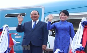 Chủ tịch nước Nguyễn Xuân Phúc kết thúc tốt đẹp chuyến thăm hữu nghị chính thức Lào