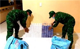 BĐBP An Giang: Thu giữ 2.000 gói thuốc lá ngoại nhập lậu