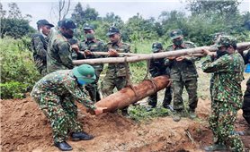 Đắk Nông: Hủy an toàn quả bom 230kg trong rẫy nhà dân
