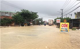 Mưa lớn kéo dài, nhiều nơi ở Bình Định lại chìm trong biển nước