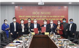 Ký kết Chương trình phối hợp công tác giữa Ủy ban Dân tộc và Đài tiếng nói Việt Nam giai đoạn 2021-2025