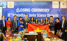 Học sinh Việt Nam giành 4 Huy chương Vàng Olympic Khoa học trẻ quốc tế