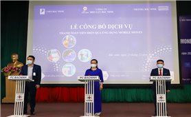 PC Bắc Ninh hợp tác với VNPT và Viettel công bố dịch vụ thu tiền điện qua ứng dụng Mobile money