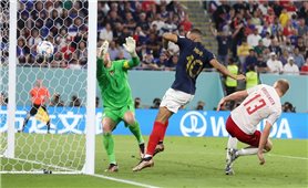 World Cup 2022: Pháp có vé đầu tiên vào vòng 1/8 khi vượt qua Đan Mạch