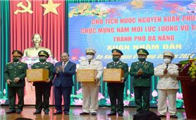 Chủ tịch nước thăm, chúc Tết một số cơ quan, đơn vị tại Đà Nẵng