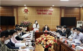 Đoàn công tác Hội đồng Dân tộc của Quốc hội làm việc với tỉnh Thanh Hóa