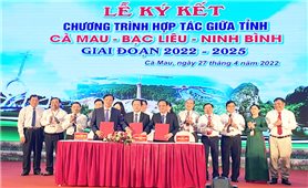 Chương trình hợp tác giữa các tỉnh Cà Mau - Bạc Liêu - Ninh Bình: Son sắt nghĩa tình