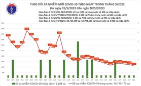 Ngày 28/5: Việt Nam có 1.114 ca mắc COVID-19 và 8.463 ca khỏi bệnh