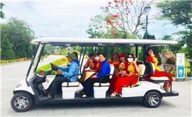 Quảng Trị: Thử nghiệm xe điện phục vụ du khách tham quan Thành Cổ