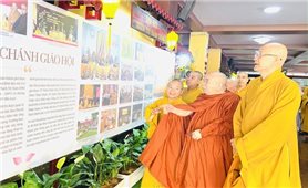 Triển lãm “Phật giáo Thành phố Hồ Chí Minh bốn mươi năm xây dựng và phát triển”