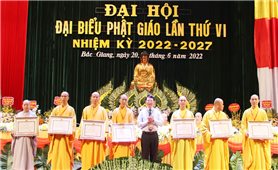 Đại hội đại biểu Phật giáo tỉnh Bắc Giang lần thứ VI nhiệm kỳ 2022 - 2027