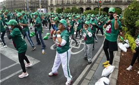 Mexico City lập kỷ lục Guinness với lớp học quyền anh hơn 14.000 người tham gia