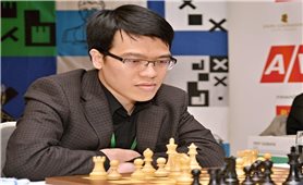 Lê Quang Liêm thi đấu tại giải Biel Grandmaster