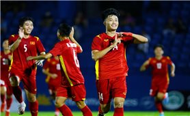 U19 Việt Nam đứng đầu bảng sau trận thắng U19 Myanmar 2 - 0