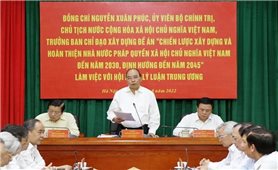 Đồng thuận, thống nhất cao trong xây dựng Đề án về Nhà nước pháp quyền XHCN Việt Nam