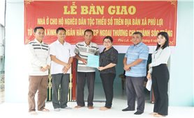 Kiên Giang: Bàn giao 4/10 căn nhà cho hộ nghèo DTTS do UBDT vận động hỗ trợ