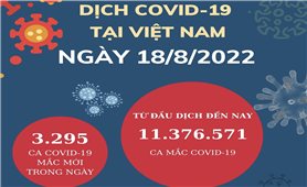 Ngày 18/8: Việt Nam có 3.295 ca mắc COVID-19 và 8.877 ca khỏi bệnh