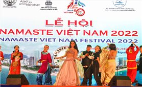 Giao lưu nghệ thuật trong Lễ hội Namaste Việt Nam 2022