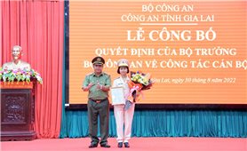 Nữ Trung tá người Gia Rai được bổ nhiệm giữ chức vụ Phó Giám đốc Công an tỉnh Gia Lai