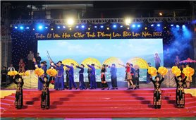 Khai mạc Tuần lễ Văn hóa, thể thao, du lịch - Chợ tình Phong lưu huyện Bảo Lạc