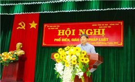 Hội nghị phổ biến, giáo dục pháp luật cho đồng bào DTTS tỉnh Bà Rịa - Vũng Tàu