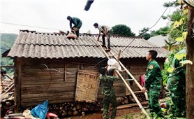 Quảng Trị: Đồn Biên phòng Ba Tầng hỗ trợ đồng bào DTTS phòng chống bão số 4