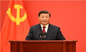 Đồng chí Tập Cận Bình tái đắc cử Tổng Bí thư BCH Trung ương Đảng Cộng sản Trung Quốc khóa XX