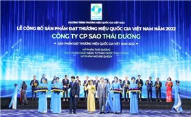 Sao Thái Dương - 1 trong 9 công ty ngành Dược đạt Thương hiệu quốc gia 2022