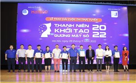 Lễ trao giải cuộc thi trực tuyến “Thanh niên khởi tạo gương mặt số” năm 2022