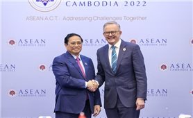 Thủ tướng Phạm Minh Chính gặp Thủ tướng Australia