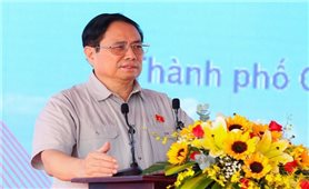 Thủ tướng Phạm Minh Chính dự Lễ khởi công Dự án Đường vành đai phía Tây TP. Cần Thơ