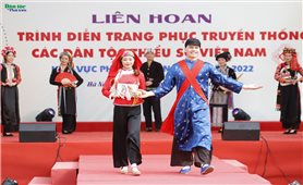 Khai mạc Liên hoan trình diễn trang phục truyền thống các DTTS Việt Nam khu vực phía Bắc lần I năm 2022