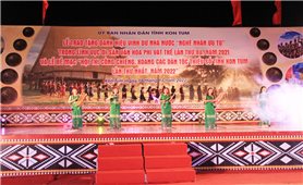 Bế mạc Hội thi cồng chiêng, xoang các DTTS tỉnh Kon Tum lần thứ Nhất, năm 2022