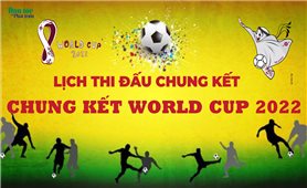 Lịch thi đấu chung kết World Cup 2022