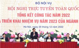 Thủ tướng Phạm Minh Chính dự Hội nghị trực tuyến triển khai nhiệm vụ năm 2023 của ngành Nội vụ