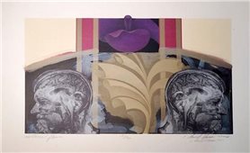 70 tác phẩm được giới thiệu tại triển lãm “Finding Parkinsons của David Thomas và Tranh đồ họa của nhóm nghệ sĩ Boston”
