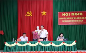 Thứ trưởng, Phó Chủ nhiệm UBDT Y Vinh Tơr tiếp xúc cử tri tại hai huyện biên giới tỉnh Đắk Lắk