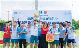 Sôi nổi Giải bóng đá Cup Tứ hùng các DTTS tại Hà Nội năm 2023