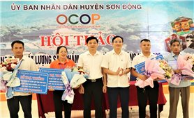 Sơn Động (Bắc Giang): Phấn đấu đến năm 2025 có 20 sản phẩm OCOP
